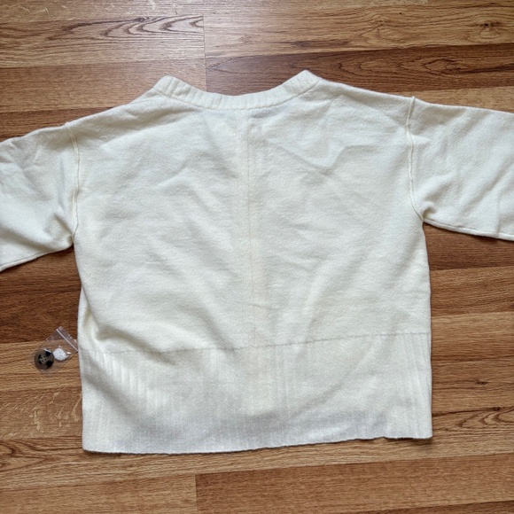 Free People ivory soft sweater cardigan - Picture 12 of 12